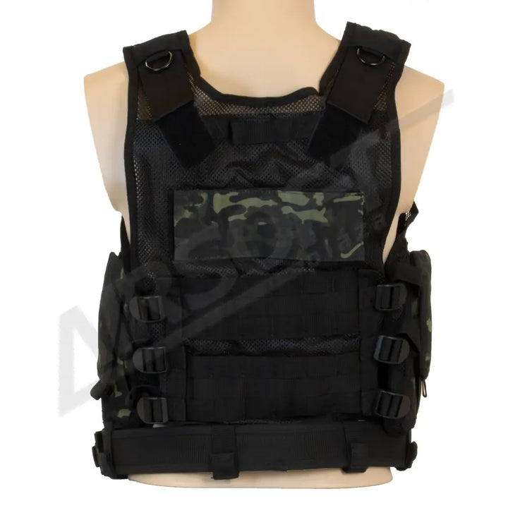 Swat Taktikai Mellény - Black Multicam (Ap1063) Mellények