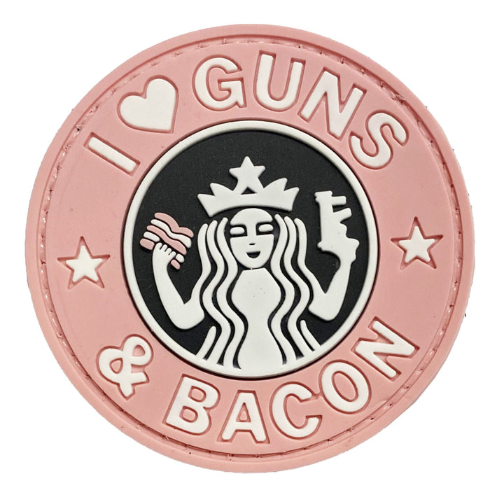 PATCH 0118 - I LOVE GUNS - PINK