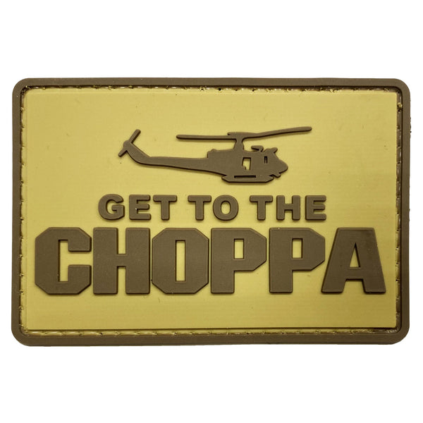 PATCH P0236 - GET TO THE CHOPPA - TAN