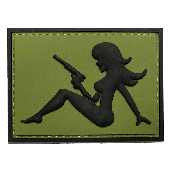 PATCH 0298 - GIRL WITH PISTOL - OD